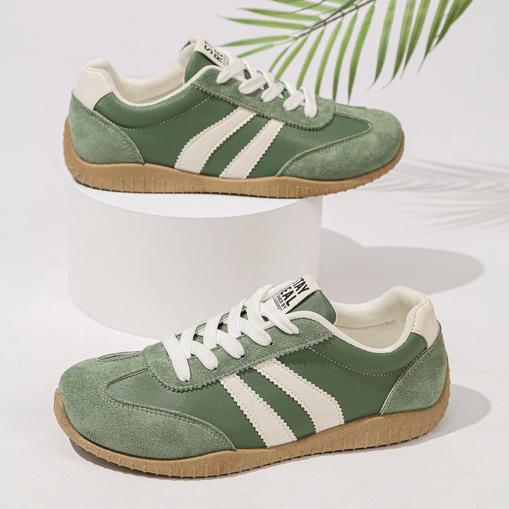 Damen Retro-Sneaker mit Gumsohle und gepolsterter Innensohle Mune Fashion
