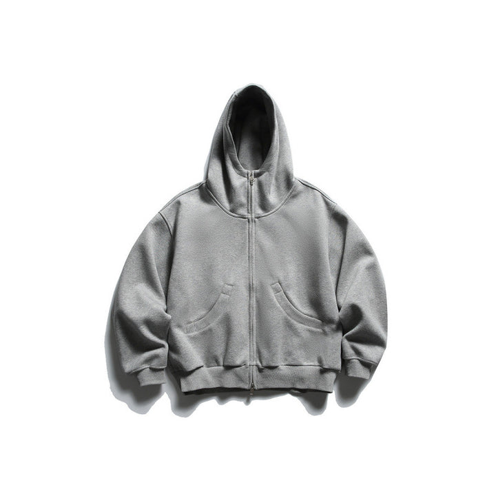 Unisex Oversize Zip-Hoodie with high collar and kangaroo pockets Mune Fashion