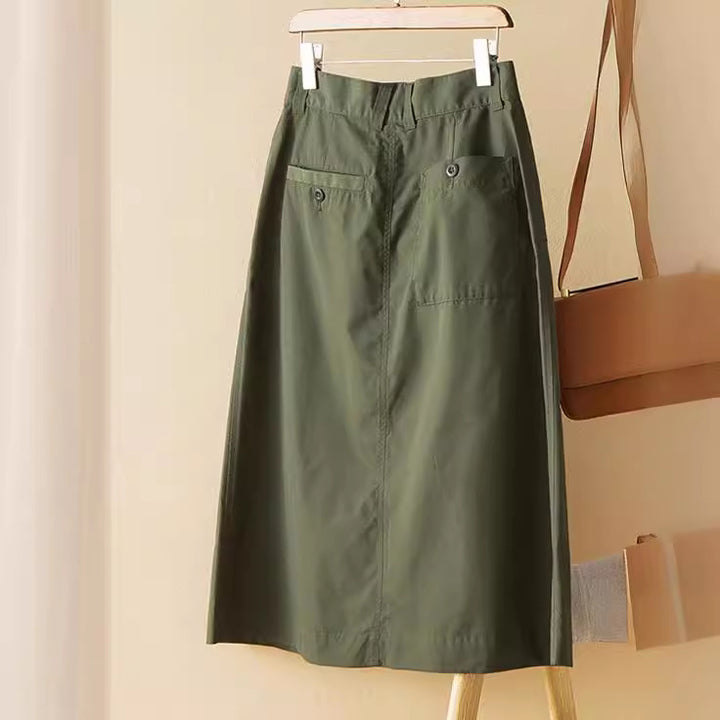 Women's Elegant Midi Skirt Mune Fashion