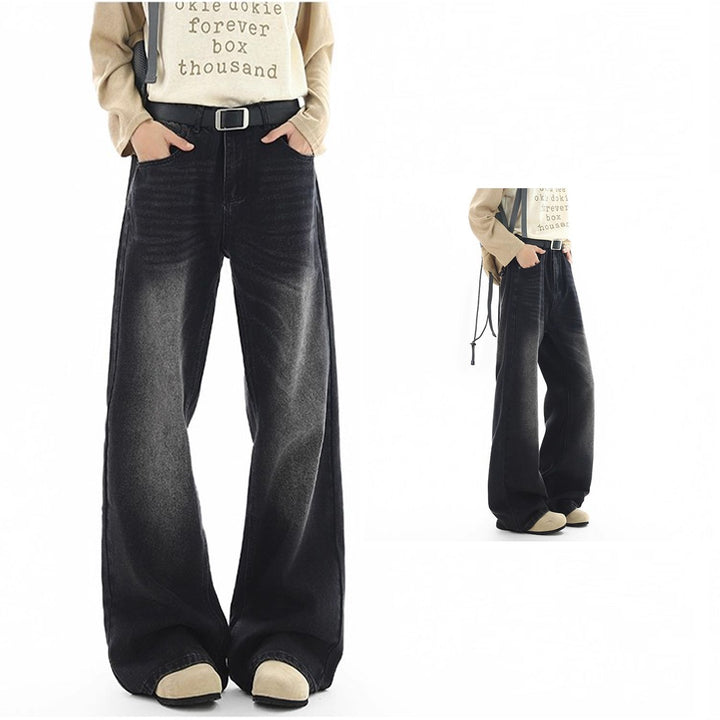 Women's High-Waisted Wide Jeans Mune Fashion