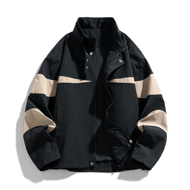 Men's Fashion Sport Jacket with High Collar Mune Fashion