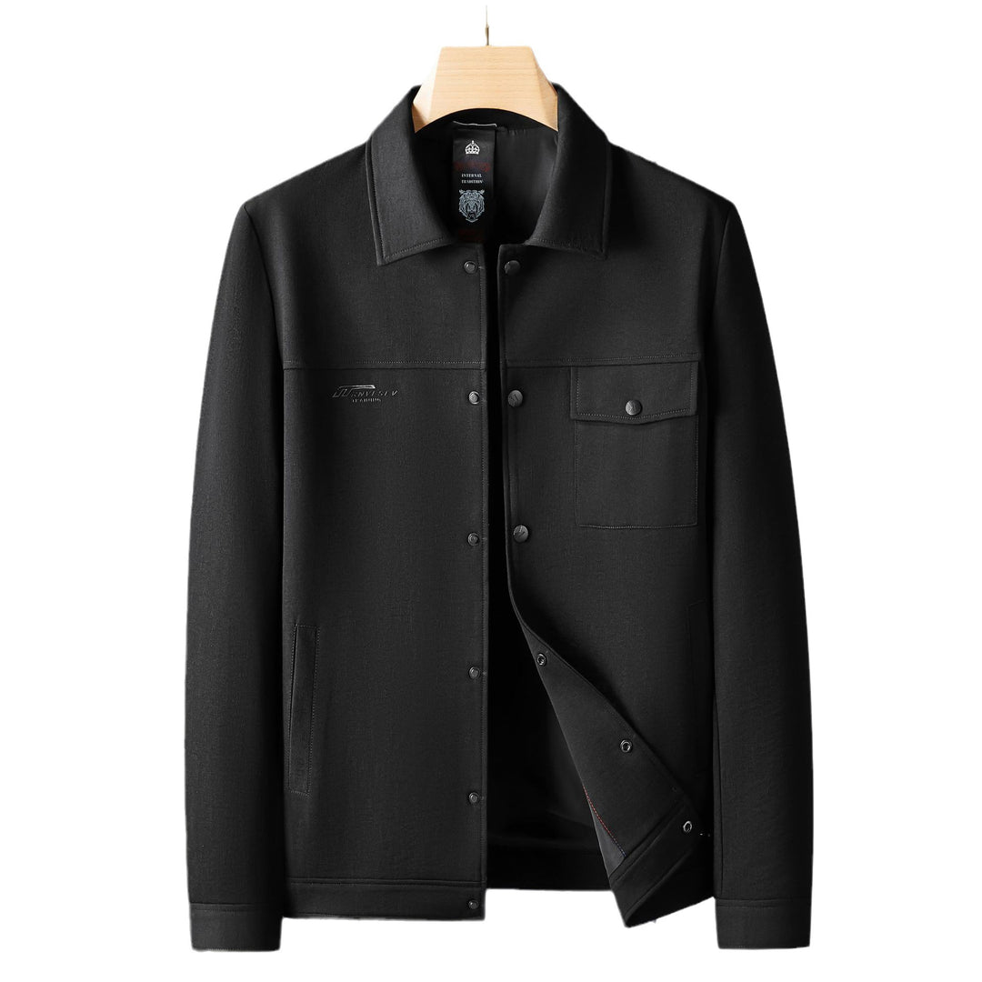 Men's transitional jacket in workwear style with snap buttons Mune Fashion