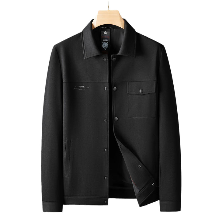 Men's transitional jacket in workwear style with snap buttons Mune Fashion