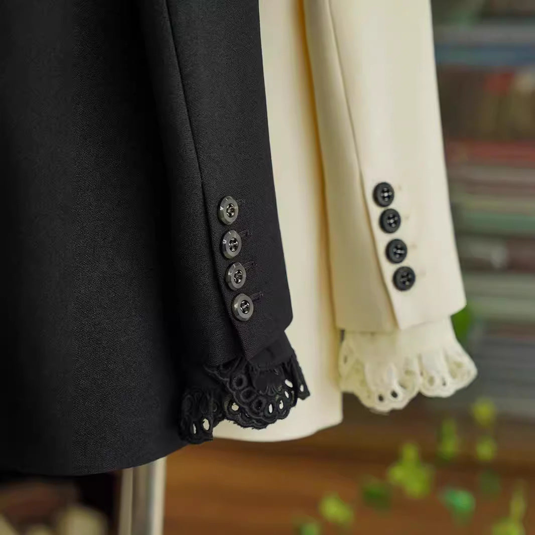 Women Elegant Blazer without Closure Mune Fashion