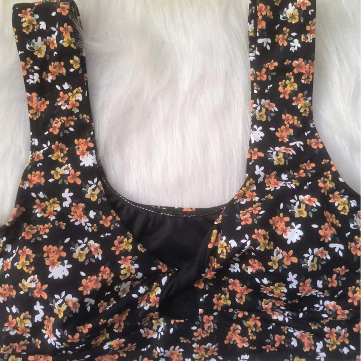 Women's High-Cut Bikini Set with Floral Pattern Mune Fashion