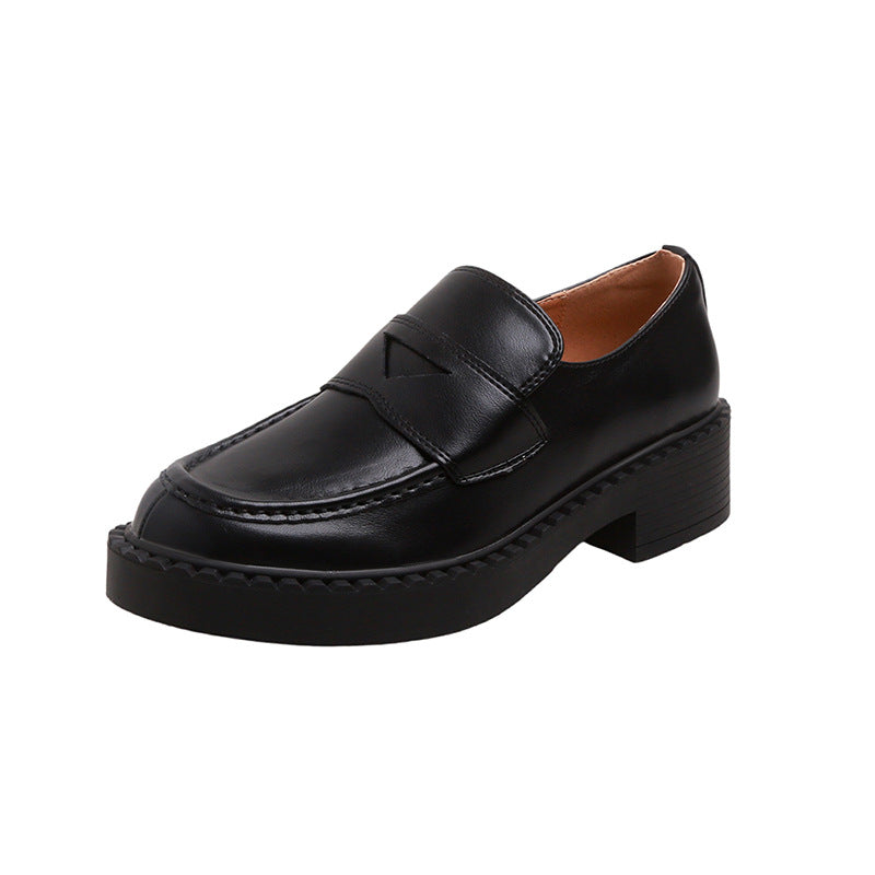 Ladies timeless penny loafers with profiled rubber edge and moccasin seam Mune Fashion