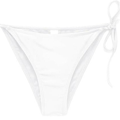 Women High-Cut Bikini Bottom with Side Ties Mune Fashion