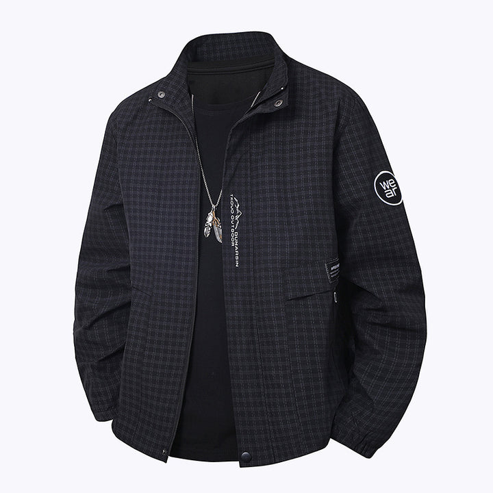 Men's Multifunctional Windbreaker with High Collar Mune Fashion