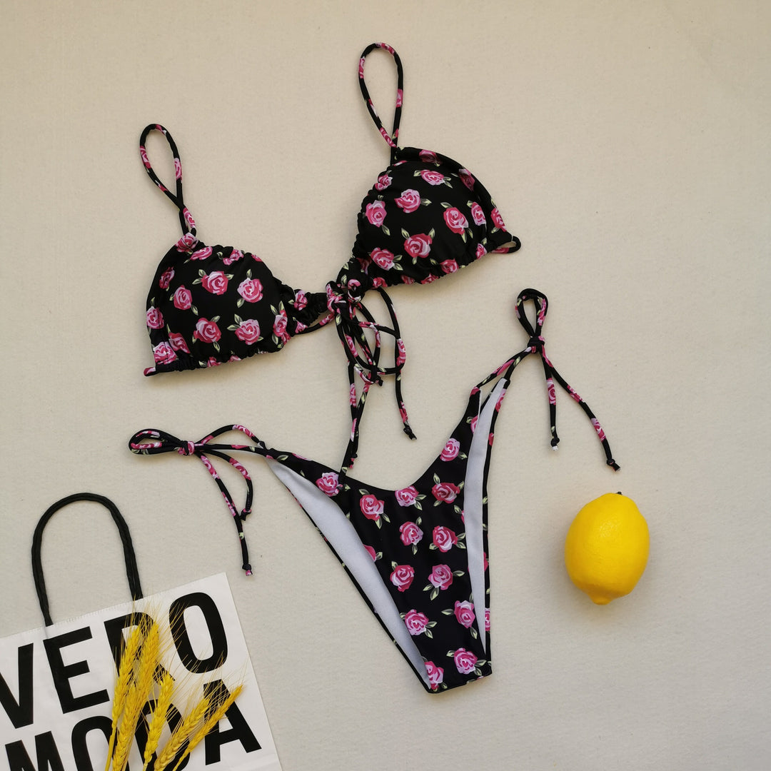 Women's Triangle Bikini with adjustable ties Mune Fashion