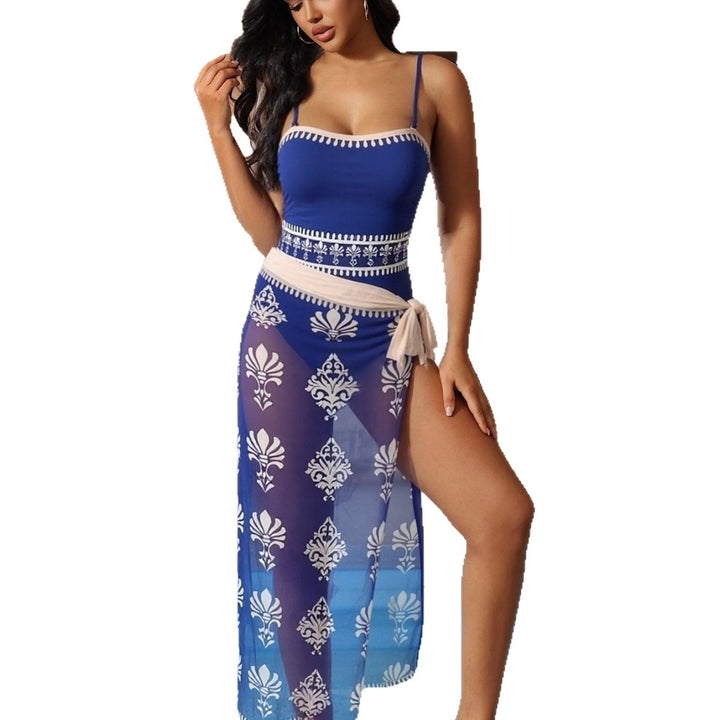 Women's swimsuit with stylish transparent overlay Mune Fashion