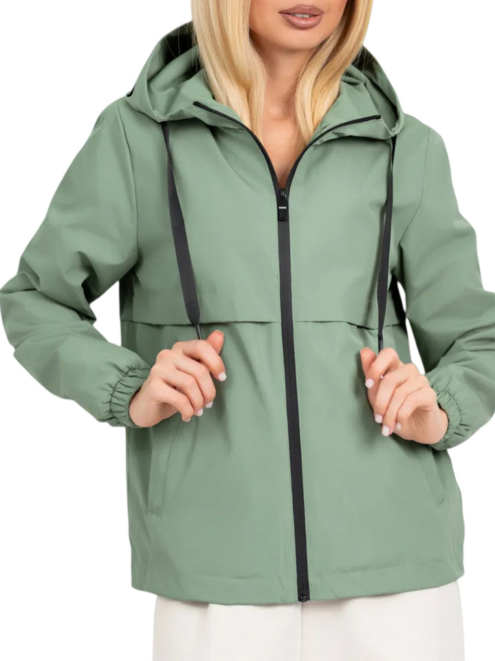 Women's Fashion Transitional Jacket with Hood