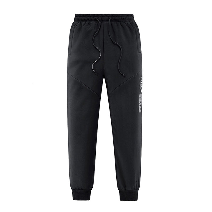Men's Sportive Jogging Pants in Tapered Fit with Drawstring and Elastic Cuffs Mune Fashion