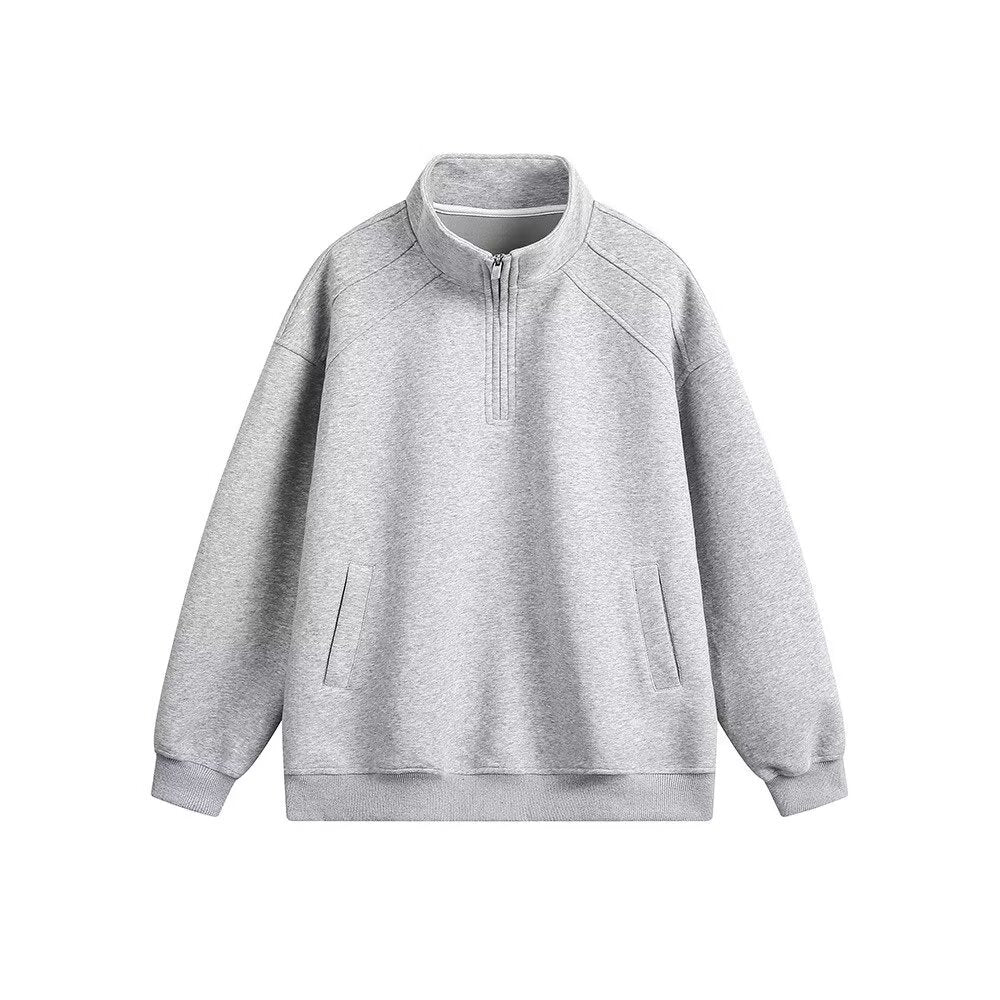 Ladies sporty pullover with stand-up collar Mune Fashion