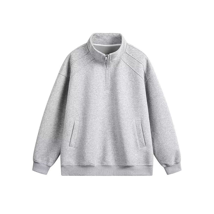 Ladies sporty pullover with stand-up collar Mune Fashion