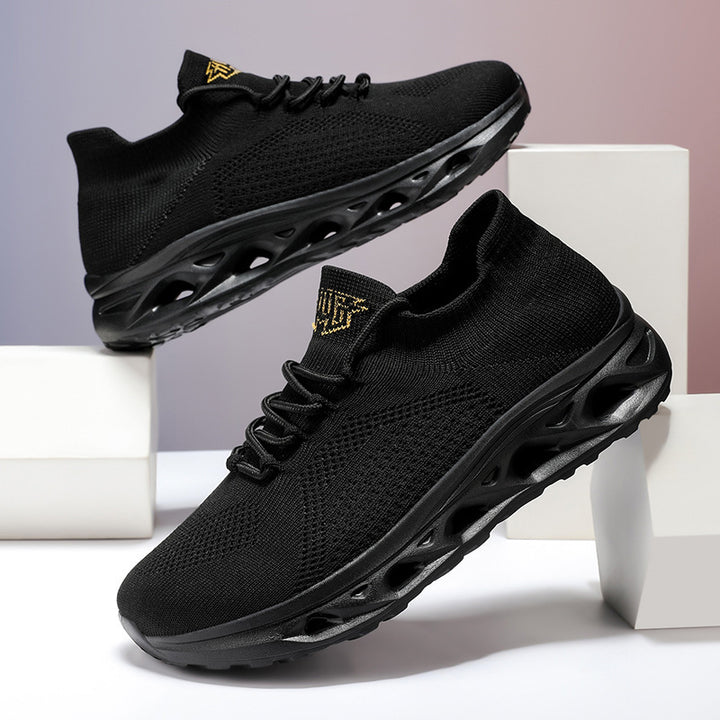 Unisex knitted sneakers with sock-like shaft and cushioned air sole Mune Fashion