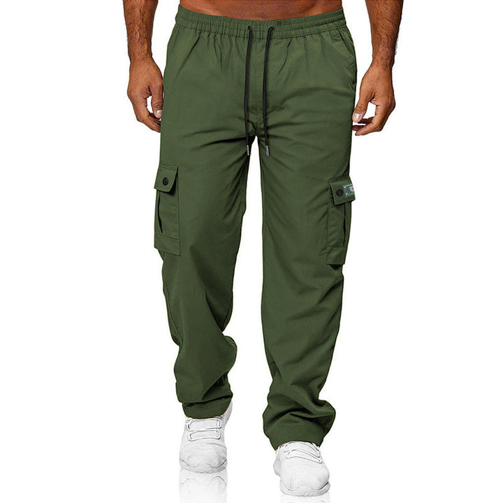 Men's cargo pants with elastic waistband, drawstring, and multifunctional pockets Mune Fashion