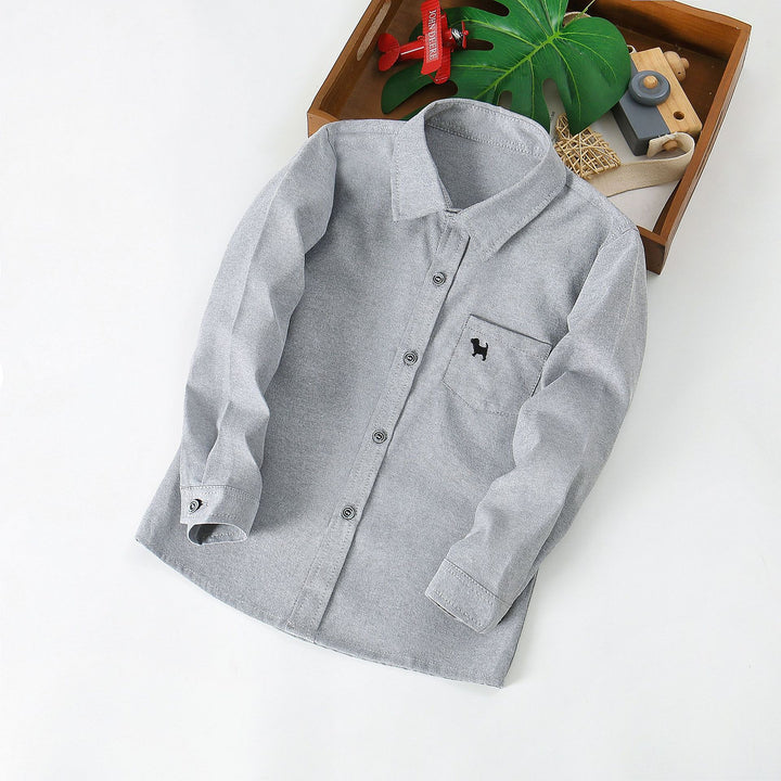 Unisex Long Sleeve Shirt with Practical Chest Pocket Mune Fashion