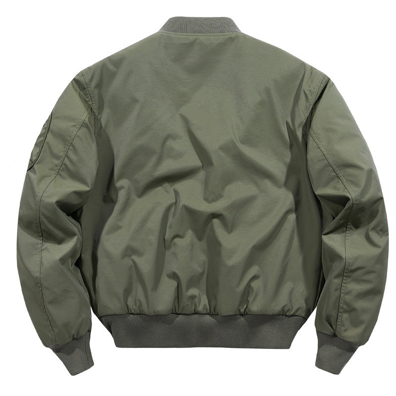 Men's Short Cut Utility Bomber with Multifunction Pockets and Ribbed Cuff Mune Fashion
