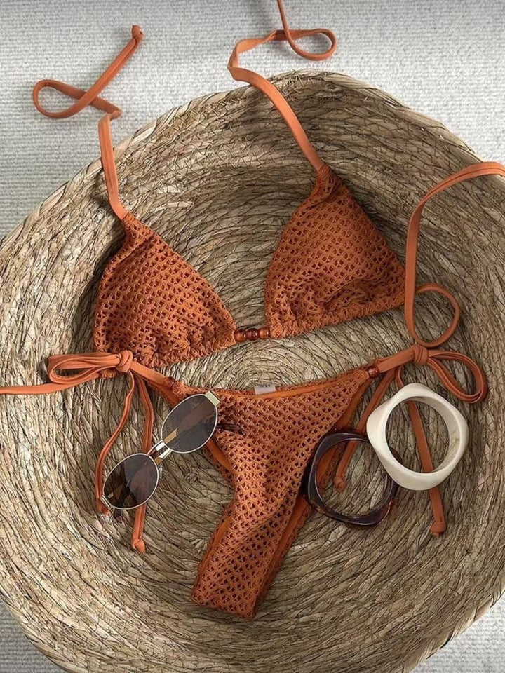 Women's Mesh Bikini with Adjustable Straps Mune Fashion