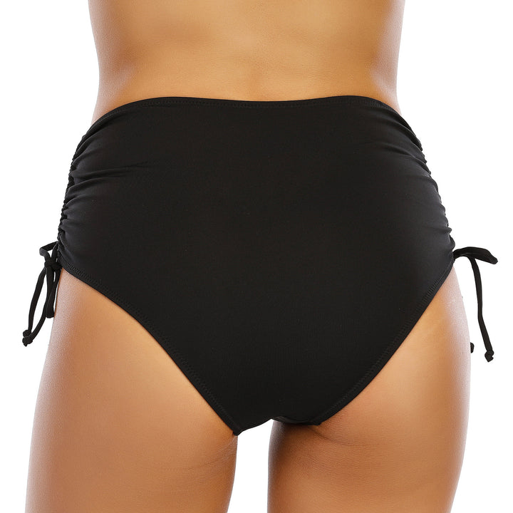 Women High-Waisted Swim Shorts with Ruffle Details Mune Fashion