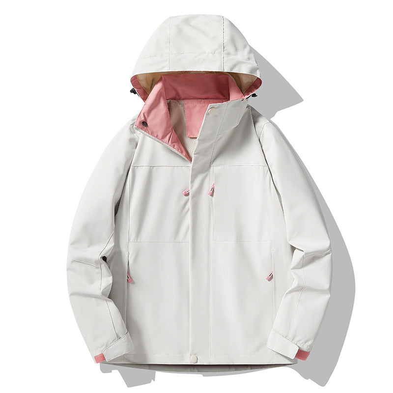 Men's minimalist technical hooded softshell jacket with matte finish and concealed zippers Mune Fashion