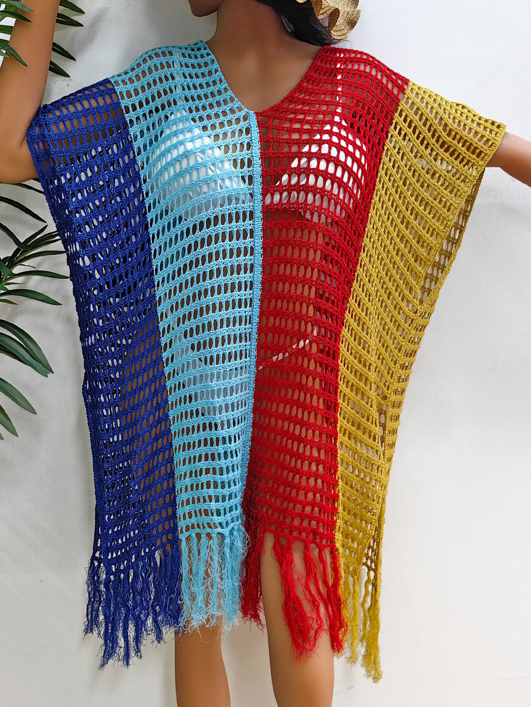 Women's airy-transparent beach poncho Mune Fashion