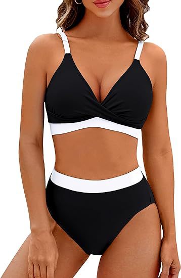 Ladies sporty high-waisted bikini Mune Fashion