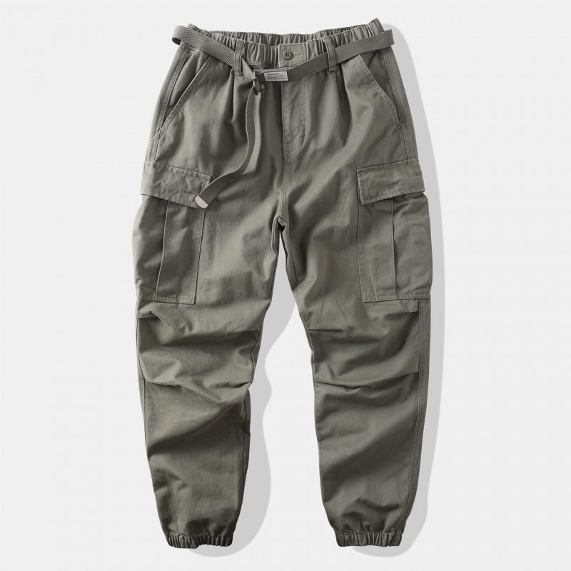 Men's cargo pants with adjustable waistband and practical pockets Mune Fashion