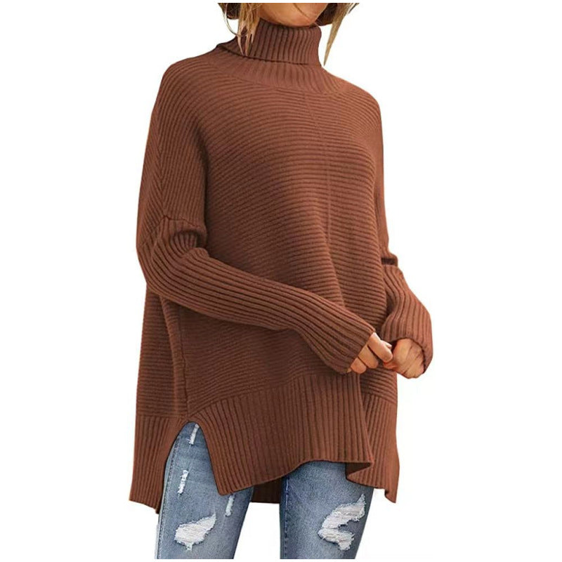 Women's Cozy Turtleneck Sweater Mune