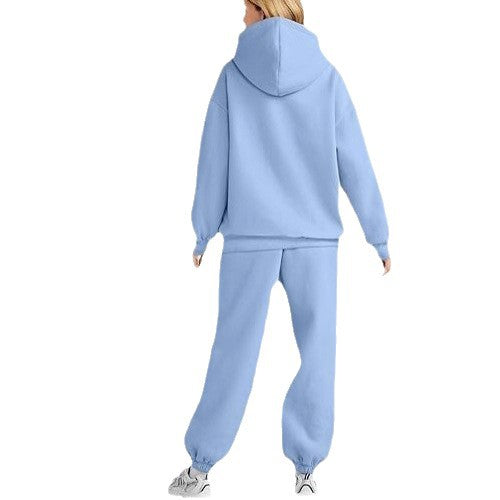 Women's cozy oversized hoodie and jogging pants set made of soft cotton blend Mune Fashion