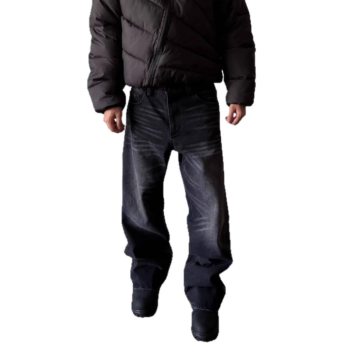 Men's Casual and Loose Denim Jeans Mune Fashion