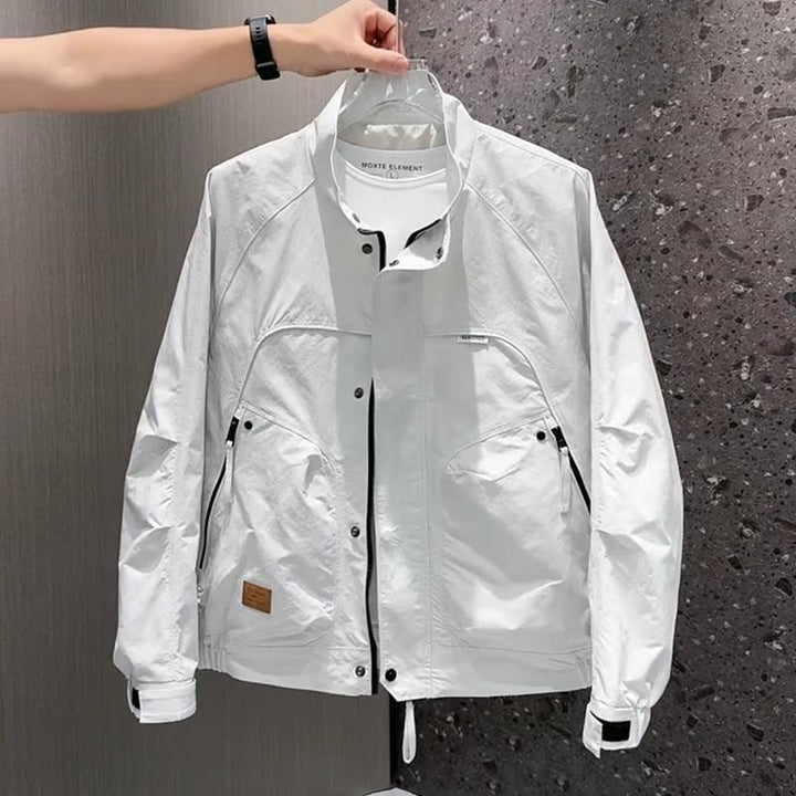 Men's Lightweight Transition Jacket with Functional Pockets Mune Fashion
