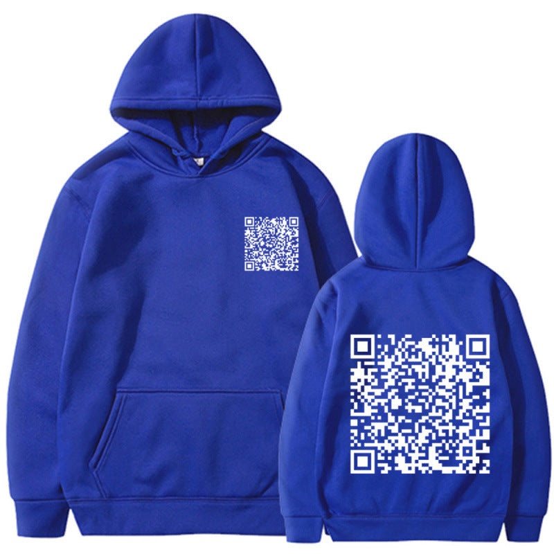 Women's Sporty Hoodie with QR Code Mune Fashion