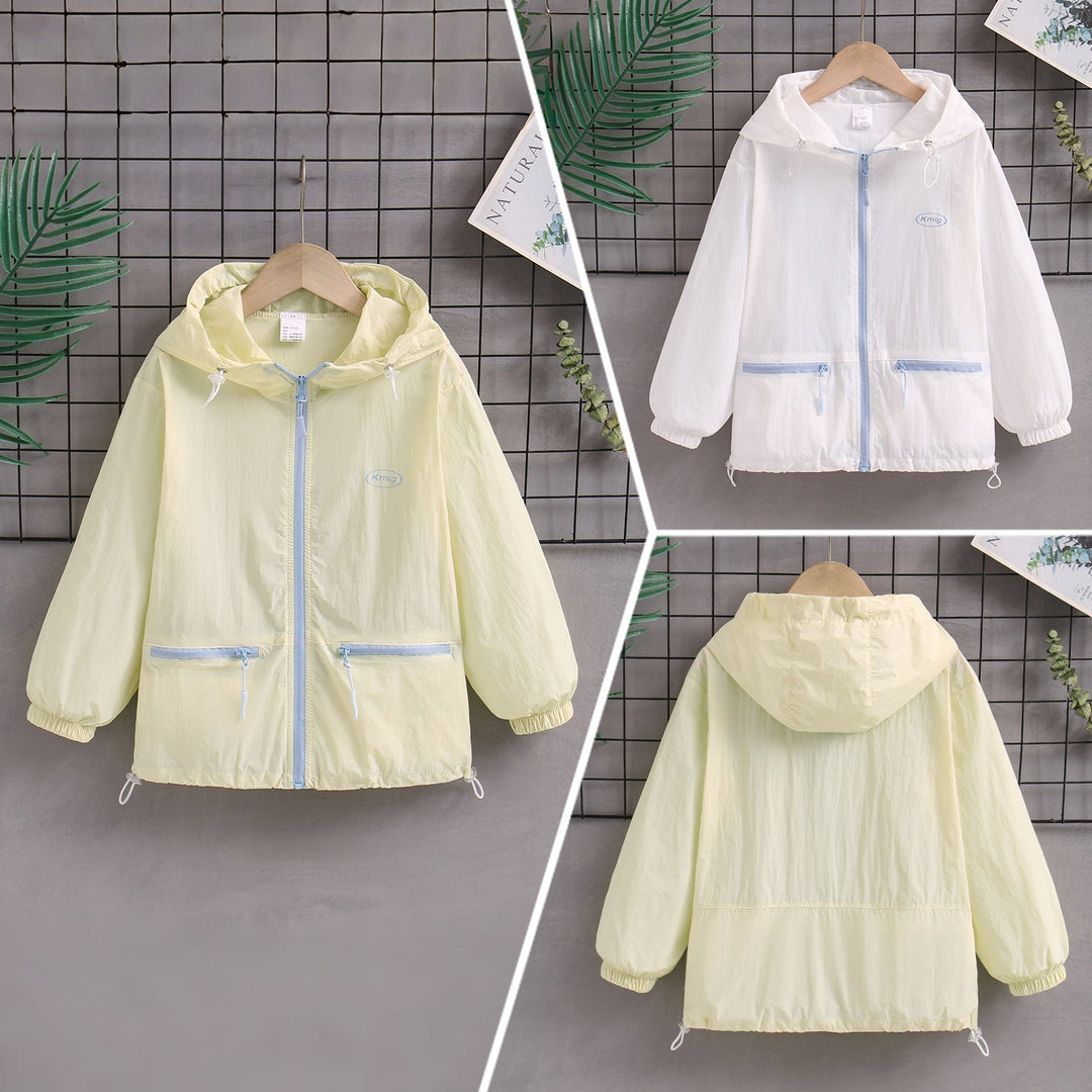 Women's nan ultra-light hooded windbreaker with zippered pockets Mune Fashion