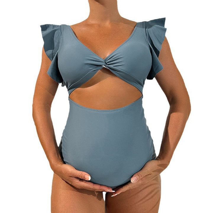 Women's bikini set with exciting ruffle design and high-cut briefs Mune Fashion