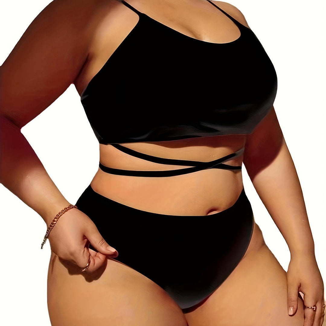 Women’s set consisting of top and skirt with sophisticated crossings Mune Fashion