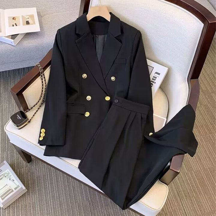 Women Elegant Two-Piece Blazer Set Mune Fashion