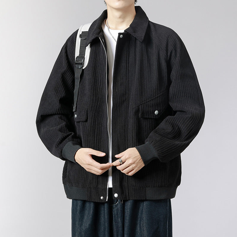 Men's Patterned Cord Jacket Mune Fashion