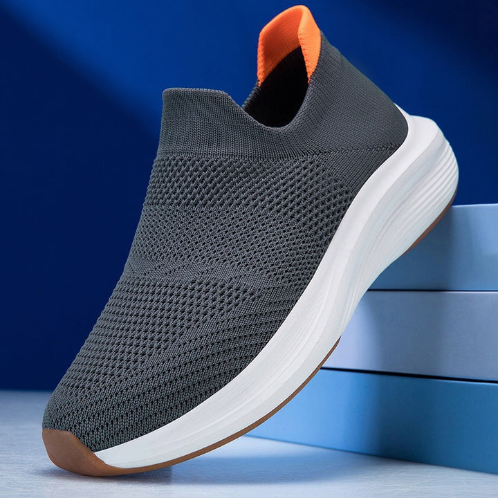 Unisex Breathable Knit Slip-On Sneaker with Memory Foam Midsole Mune Fashion