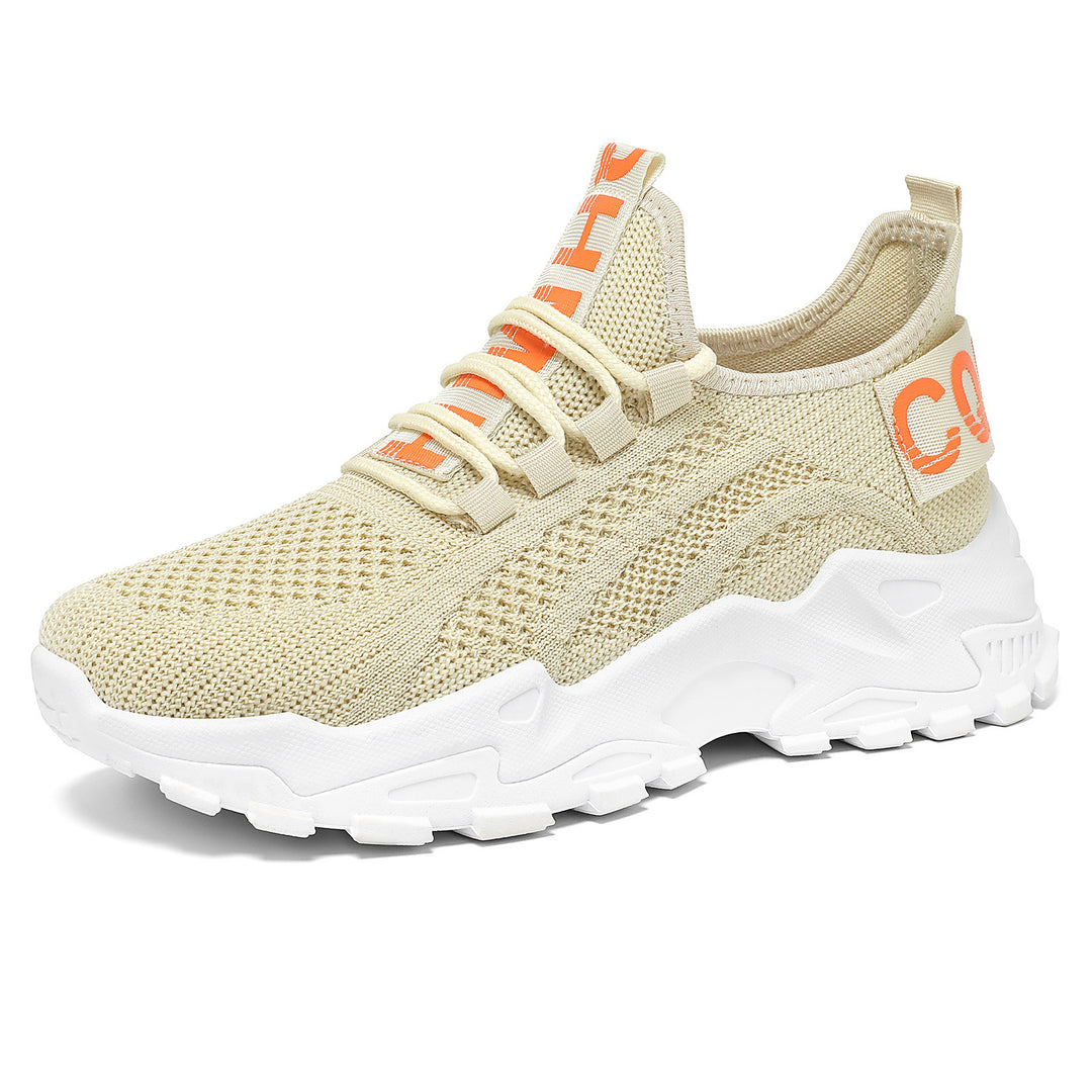 Women's seamless 3D knit slip-on sneaker with elastic slip shaft, padded heel tab, and grippy hybrid profile sole Mune Fashion