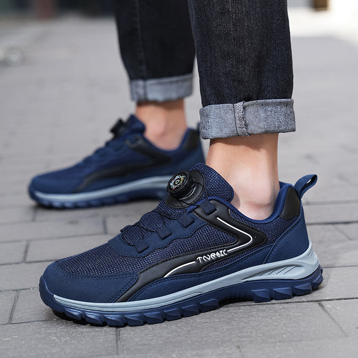 Unisex lightweight trail and city sneaker with finely adjustable rotary closure, reinforced toe cap and multidirectional profile sole Mune Fashion