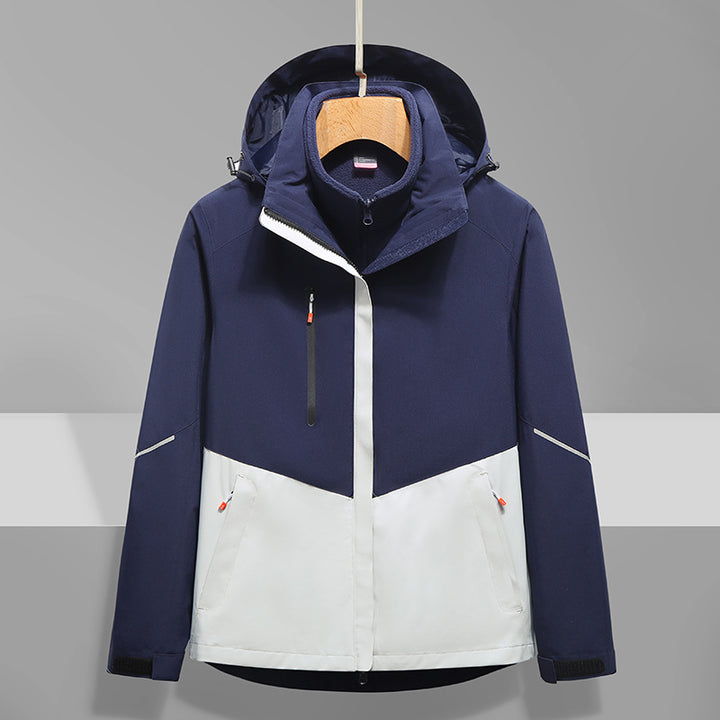 Men's Softshell Outdoor Jacket with Hood, windproof and waterproof Mune Fashion