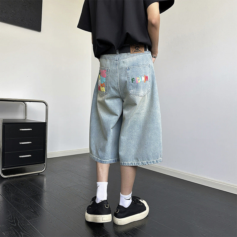 Men's Casual Baggy Jeans Mune Fashion