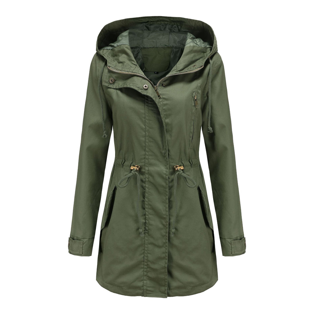 Women's leisure jacket with hood