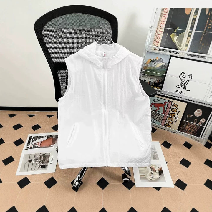 Women's Lightweight Hooded Vest Mune Fashion