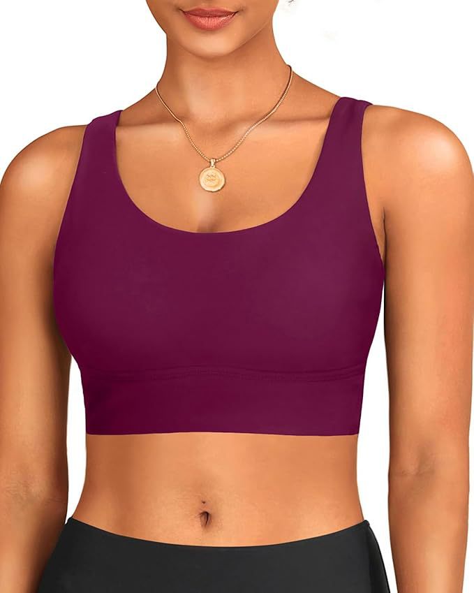 Women's sporty crop top with classic stripes Mune Fashion