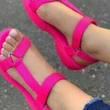Women's sporty platform sandals with adjustable straps Mune Fashion
