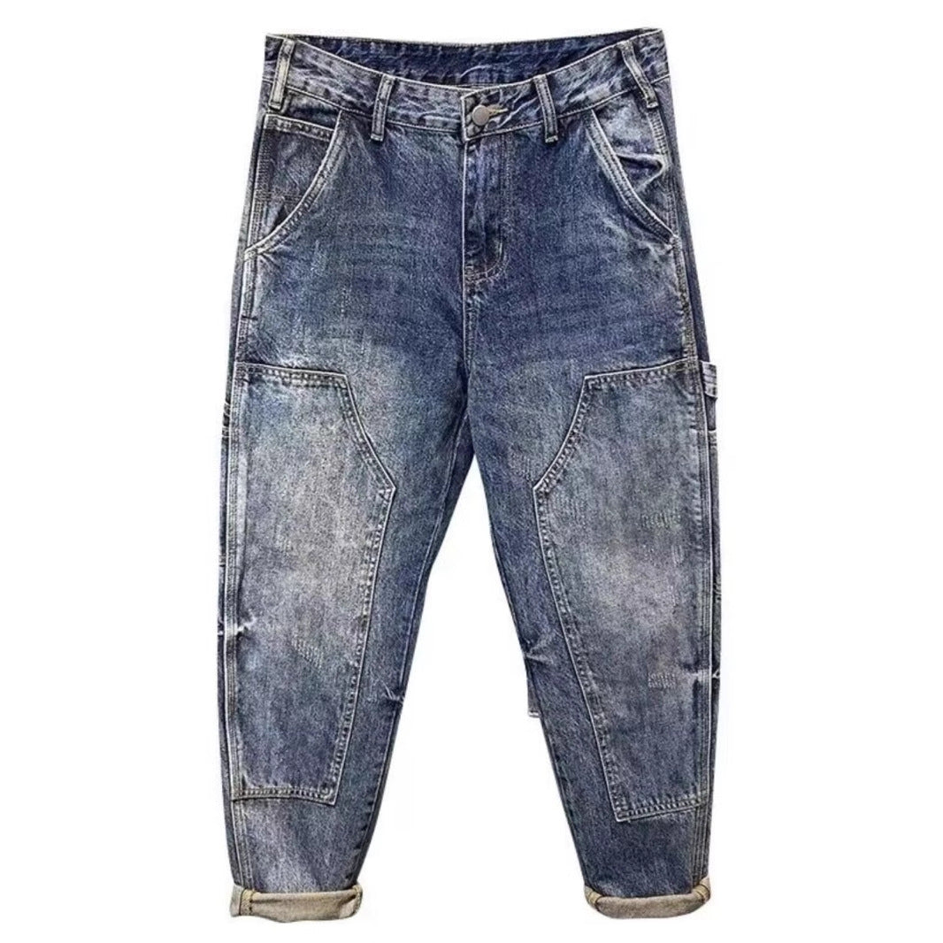 Men's Fashion Ripped Jeans in Vintage Look Mune Fashion