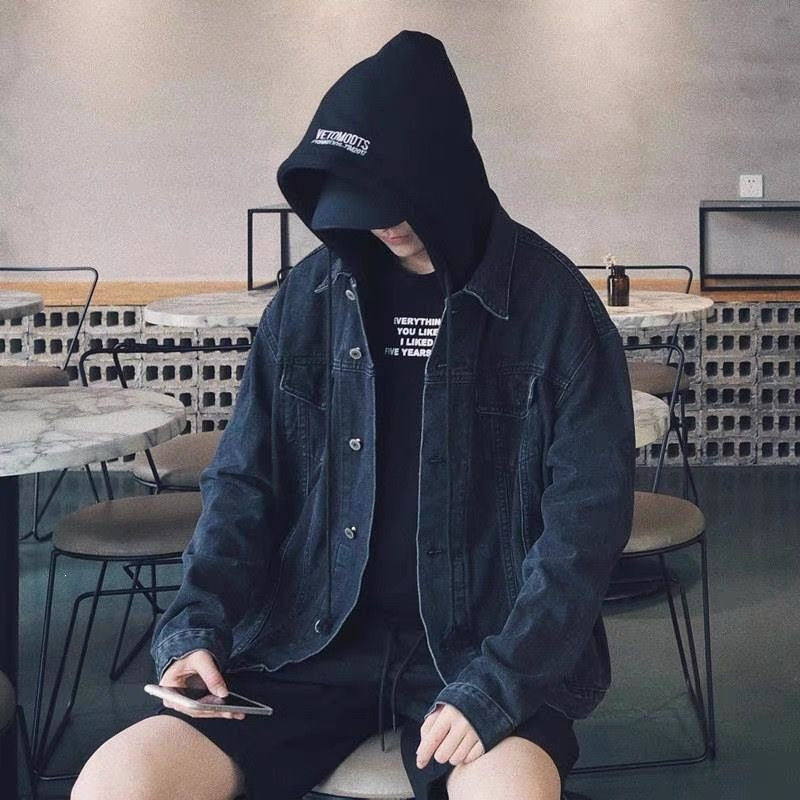Men's Casual Cotton Jacket with Hood Mune Fashion