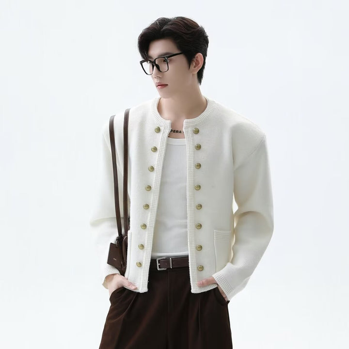Men's Fashionable Cardigan with Button Details Mune Fashion